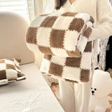 Warm & Cozy Flannel Plaid Deken - Rood/Wit of Zwart/Wit - Warm en Wasbaar