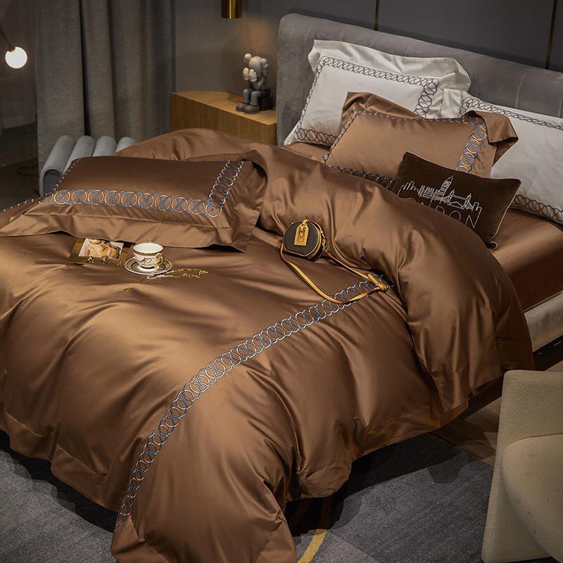 Aurora Gold Duvet Set - Egyptisch Katoen