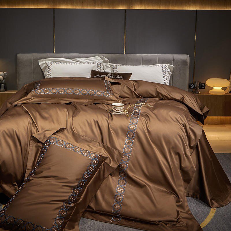 Aurora Gold Duvet Set - Egyptisch Katoen