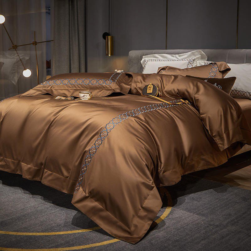 Aurora Gold Duvet Set - Egyptisch Katoen