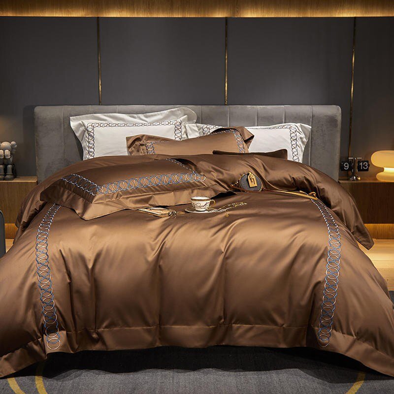 Aurora Gold Duvet Set - Egyptisch Katoen