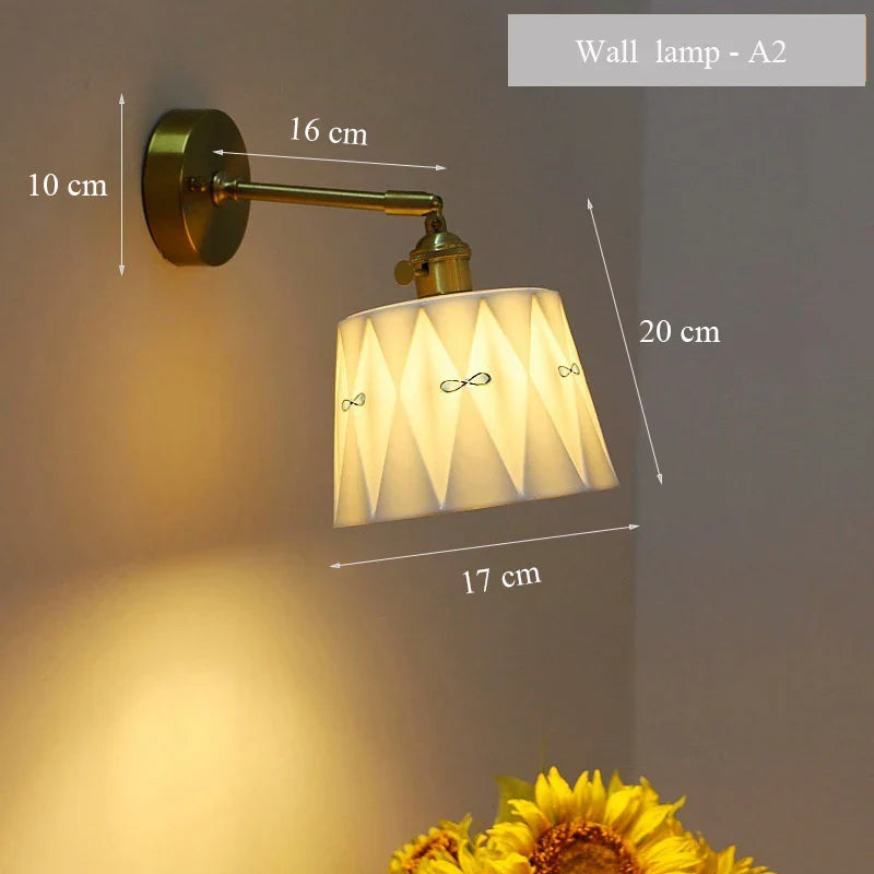 StillGlow - Japanse Retro Wandlamp met Trekschakelaar